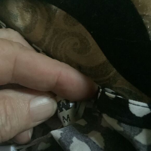 Women's Ecowish Dress, Black & White, Size M - Picture 6 of 13